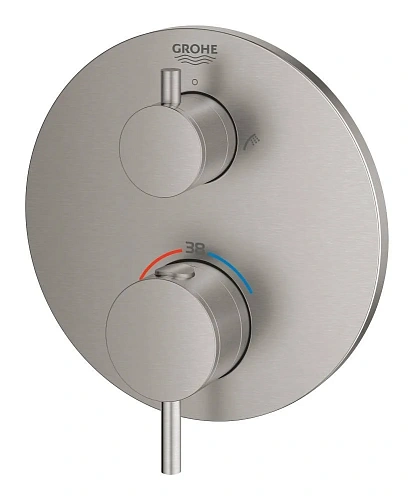 Смеситель для ванны GROHE Atrio с переключаталем на 2 положения, суперсталь (24138DC3) внешняя часть Смеситель для ванны GROHE Atrio с переключаталем на 2 положения, суперсталь (24138DC3) внешняя часть