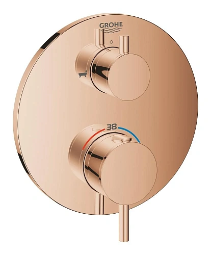 Смеситель для ванны GROHE Atrio с переключателем на 2 положения, термостат (24138DA3) Смеситель для ванны GROHE Atrio с переключателем на 2 положения, термостат (24138DA3)