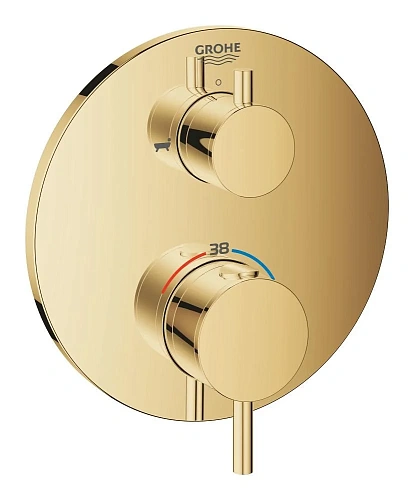 Смеситель для ванны GROHE Atrio с переключателем на 2 положения, термостат (24138GL3) Смеситель для ванны GROHE Atrio с переключателем на 2 положения, термостат (24138GL3)