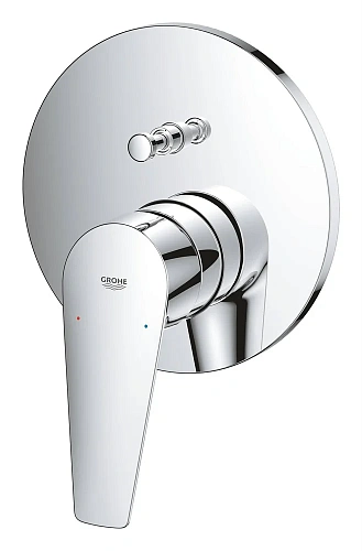 Смеситель для ванны GROHE BauEdge однорычажный, комплект верхней монтажной части для Rapido SmartBox 24162001 Смеситель для ванны GROHE BauEdge однорычажный, комплект верхней монтажной части для Rapido SmartBox 24162001