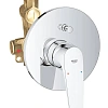 Смеситель для ванны GROHE BauFlow для скрытого монтажа, хром (29113000) Смеситель для ванны GROHE BauFlow для скрытого монтажа, хром (29113000)