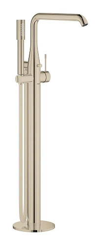 Смеситель для ванны GROHE Essence New, внешняя часть, напольный монтаж, никель глянец (23491BE1) Смеситель для ванны GROHE Essence New, внешняя часть, напольный монтаж, никель глянец (23491BE1)