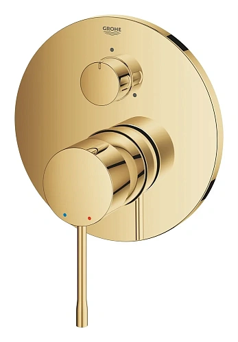 Смеситель для ванны GROHE Essence с переключателем на 3 положения, холодный рассвет, глянец (24092GL 24092GL1 Смеситель для ванны GROHE Essence с переключателем на 3 положения, холодный рассвет, глянец (24092GL 24092GL1