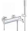 Смеситель для ванны GROHE Essence+ (33628001) с душевым гарнитуром, хром