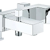 Смеситель для ванны GROHE Eurocube с вертикальными подключениями, хром (23143000) Смеситель для ванны GROHE Eurocube с вертикальными подключениями, хром (23143000)