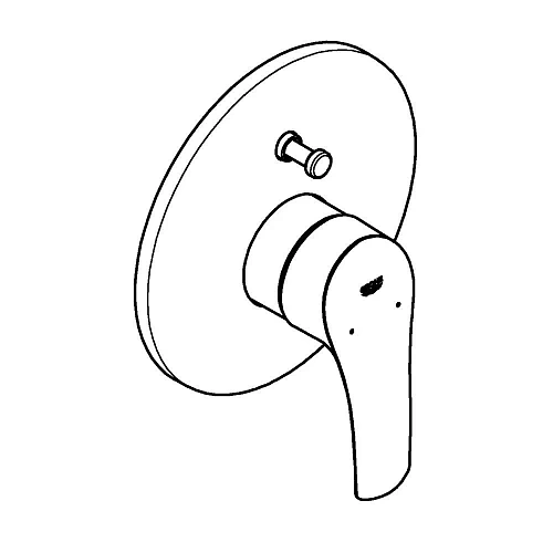 Смеситель для ванны GROHE Eurosmart (19450003) Смеситель для ванны GROHE Eurosmart (19450003)