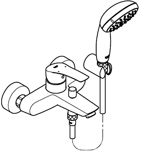 Смеситель для ванны Grohe Eurosmart 33302003 Смеситель для ванны Grohe Eurosmart 33302003