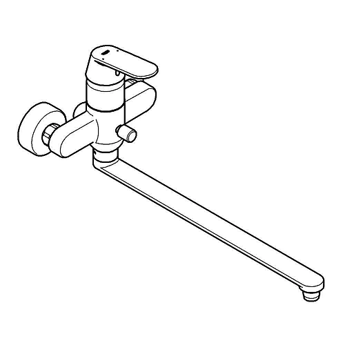 Смеситель для ванны GROHE Eurosmart Cosmopolitan, длинный излив, хром (32847000) Смеситель для ванны GROHE Eurosmart Cosmopolitan, длинный излив, хром (32847000)