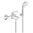 Смеситель для ванны GROHE Eurosmart New с душевым гарнитуром, хром (3330220A) Смеситель для ванны GROHE Eurosmart New с душевым гарнитуром, хром (3330220A)
