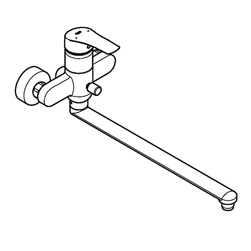 Смеситель для ванны GROHE Eurosmart универсальный, хром (23992003) Смеситель для ванны GROHE Eurosmart универсальный, хром (23992003)