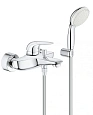 Смеситель для ванны GROHE Eurostyle New Solid с душевым гарнитуром, хром (2372930A) Смеситель для ванны GROHE Eurostyle New Solid с душевым гарнитуром, хром (2372930A)