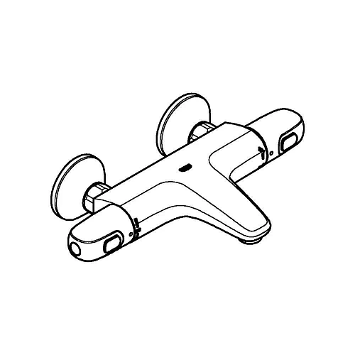 Смеситель для ванны GROHE Grohtherm 1000 New, хром (34155003) термостатический Смеситель для ванны GROHE Grohtherm 1000 New, хром (34155003) термостатический