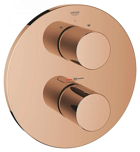 Смеситель для ванны GROHE Grohtherm 3000 Cosmopolitan, теплый закат глянец (19468DA0) внешняя часть Смеситель для ванны GROHE Grohtherm 3000 Cosmopolitan, теплый закат глянец (19468DA0) внешняя часть