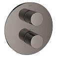 Смеситель для ванны GROHE Grohtherm 3000, тёмный графит глянец (19468A00) внешняя часть термостата Смеситель для ванны GROHE Grohtherm 3000, тёмный графит глянец (19468A00) внешняя часть термостата