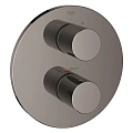 Смеситель для ванны GROHE Grohtherm 3000, тёмный графит глянец (19468A00) внешняя часть термостата Смеситель для ванны GROHE Grohtherm 3000, тёмный графит глянец (19468A00) внешняя часть термостата
