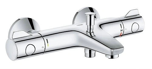 Смеситель для ванны GROHE Grohtherm 800 (34576000) с регулируемым аэратором, хром термостатический Смеситель для ванны GROHE Grohtherm 800 (34576000) с регулируемым аэратором, хром термостатический