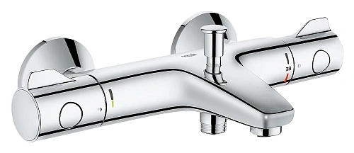 Смеситель для ванны GROHE Grohtherm 800 (реверсивное подключение) термостатический, хром (34564000) Смеситель для ванны GROHE Grohtherm 800 (реверсивное подключение) термостатический, хром (34564000)