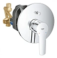 Смеситель для ванны GROHE QuickFix Start (внешняя и встраиваемая части), хром, (23558002) Смеситель для ванны GROHE QuickFix Start (внешняя и встраиваемая части), хром, (23558002)
