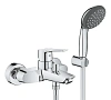 Смеситель для ванны GROHE QuickFix Start, с душевым набором, хром, (23413002) Смеситель для ванны GROHE QuickFix Start, с душевым набором, хром, (23413002)