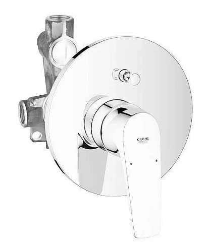 Смеситель для ванны GROHE Start Flow, встраиваемый, со встроенным механизмом (29117000) Смеситель для ванны GROHE Start Flow, встраиваемый, со встроенным механизмом (29117000)