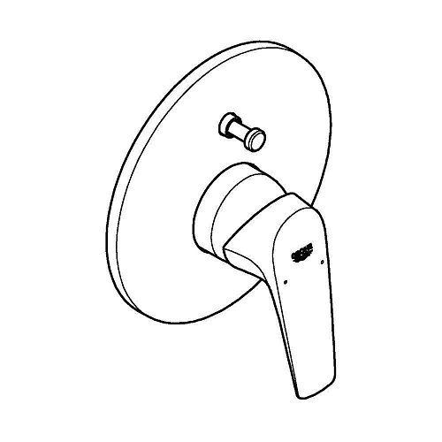 Смеситель для ванны GROHE Start Flow, встраиваемый, со встроенным механизмом (29117000) Смеситель для ванны GROHE Start Flow, встраиваемый, со встроенным механизмом (29117000)