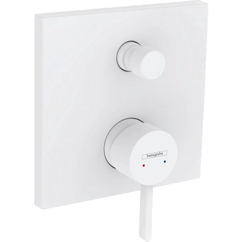 Смеситель для ванны Hansgrohe Finoris скрытого монтажа 76415700, матовый белый Смеситель для ванны Hansgrohe Finoris скрытого монтажа 76415700, матовый белый