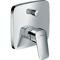 Смеситель для ванны Hansgrohe Logis со встроенной защитной комбинацией 71407000, хром Смеситель для ванны Hansgrohe Logis со встроенной защитной комбинацией 71407000, хром