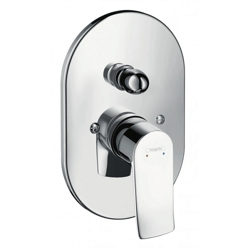 Смеситель для ванны hansgrohe Metris 31484000 Смеситель для ванны hansgrohe Metris 31484000