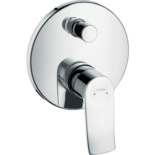 Смеситель для ванны Hansgrohe Metris, СМ, со встроенной защитной комбинацией в соот. с EN1717 314870 Смеситель для ванны Hansgrohe Metris, СМ, со встроенной защитной комбинацией в соот. с EN1717 314870