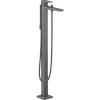 Смеситель для ванны Hansgrohe Metropol напольный, с рычаговой рукояткой, 32532340, шлифованный черны