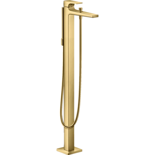 Смеситель для ванны Hansgrohe Metropol напольный, с рычаговой рукояткой, 32532990, полированное золо Смеситель для ванны Hansgrohe Metropol напольный, с рычаговой рукояткой, 32532990, полированное золо