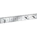 Смеситель для ванны hansgrohe RainSelect для 5 потребителей термостатический, хром 15358000 Смеситель для ванны hansgrohe RainSelect для 5 потребителей термостатический, хром 15358000