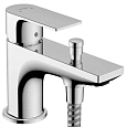 Смеситель для ванны Hansgrohe Rebris E Monotrou, 2 режима расхода воды 72437000, хром Смеситель для ванны Hansgrohe Rebris E Monotrou, 2 режима расхода воды 72437000, хром