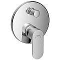 Смеситель для ванны Hansgrohe Rebris S, скрытого монтажа, с защитной комбинацией EN1717 72467000, хр Смеситель для ванны Hansgrohe Rebris S, скрытого монтажа, с защитной комбинацией EN1717 72467000, хр