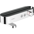 Смеситель для ванны Hansgrohe ShowerTablet Select 400, внешнего монтажа, с полочкой 24340000, хром т Смеситель для ванны Hansgrohe ShowerTablet Select 400, внешнего монтажа, с полочкой 24340000, хром т
