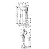 Смеситель для ванны Hansgrohe Talis S 72412000 напольный Смеситель для ванны Hansgrohe Talis S 72412000 напольный