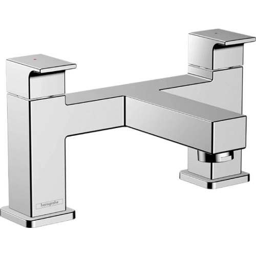 Смеситель для ванны Hansgrohe Vernis Shape 71452000, хром на 2 отверстия Смеситель для ванны Hansgrohe Vernis Shape 71452000, хром на 2 отверстия