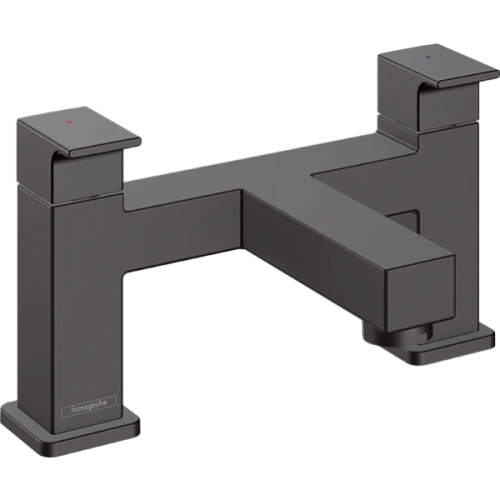 Смеситель для ванны Hansgrohe Vernis Shape 71452670, матовый черный на 2 отверстия Смеситель для ванны Hansgrohe Vernis Shape 71452670, матовый черный на 2 отверстия
