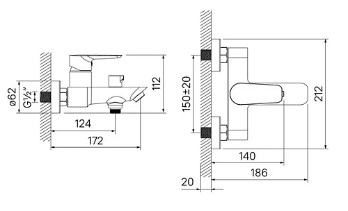 Смеситель для ванны IDDIS Cloud (CLOWG02I02) CLOWG02i02 Смеситель для ванны IDDIS Cloud (CLOWG02I02) CLOWG02i02