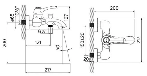 Смеситель для ванны IDDIS Oldie (OLDSB00i02) Смеситель для ванны IDDIS Oldie (OLDSB00i02)
