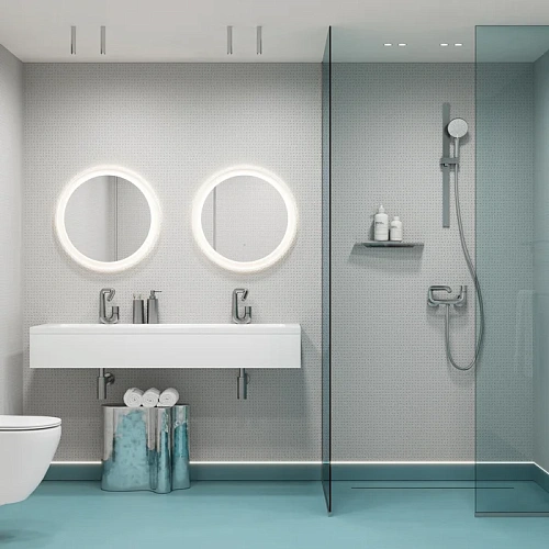 Смеситель для ванны IDDIS Twist (TWISBBTi02WA) с управлением Push Control Смеситель для ванны IDDIS Twist (TWISBBTi02WA) с управлением Push Control