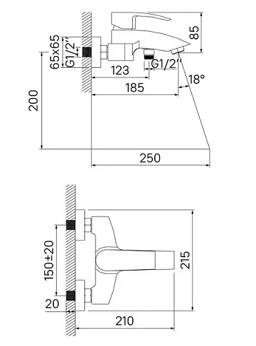 Смеситель для ванны IDDIS Vane (VANSB00i02WA) Смеситель для ванны IDDIS Vane (VANSB00i02WA)