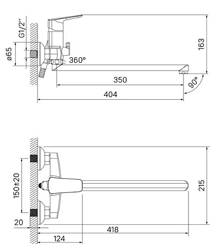 Смеситель для ванны IDDIS Vibe (VIBSBL2i10WA) Смеситель для ванны IDDIS Vibe (VIBSBL2i10WA)