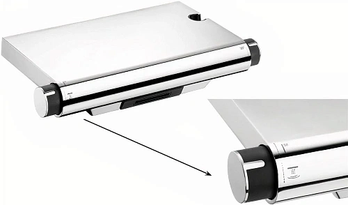 Смеситель для ванны Jacob Delafon Aparu E9113-CP термостатический Смеситель для ванны Jacob Delafon Aparu E9113-CP термостатический