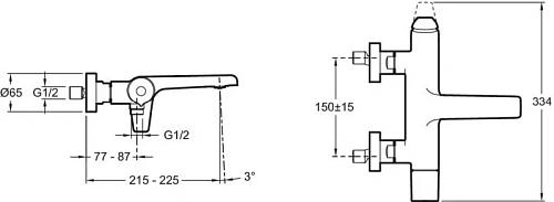 Смеситель для ванны Jacob Delafon Avid E97369-CP Смеситель для ванны Jacob Delafon Avid E97369-CP