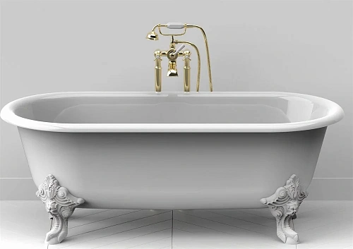 Смеситель для ванны Jacob Delafon Cleo 1889 E24314-BGG Смеситель для ванны Jacob Delafon Cleo 1889 E24314-BGG