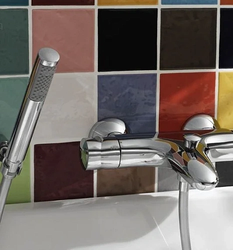 Смеситель для ванны Jacob Delafon Stomb+ E71071-CP термостатический Смеситель для ванны Jacob Delafon Stomb+ E71071-CP термостатический