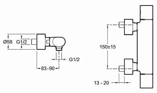 Смеситель для ванны Jacob Delafon Talan E10108RU-CP Смеситель для ванны Jacob Delafon Talan E10108RU-CP
