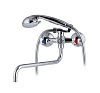 Смеситель для ванны Kaiser 11080SHAR с душем, дивертор-шаровый Смеситель для ванны Kaiser 11080SHAR с душем, дивертор-шаровый