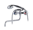 Смеситель для ванны Kaiser 11080SHAR с душем, дивертор-шаровый Смеситель для ванны Kaiser 11080SHAR с душем, дивертор-шаровый